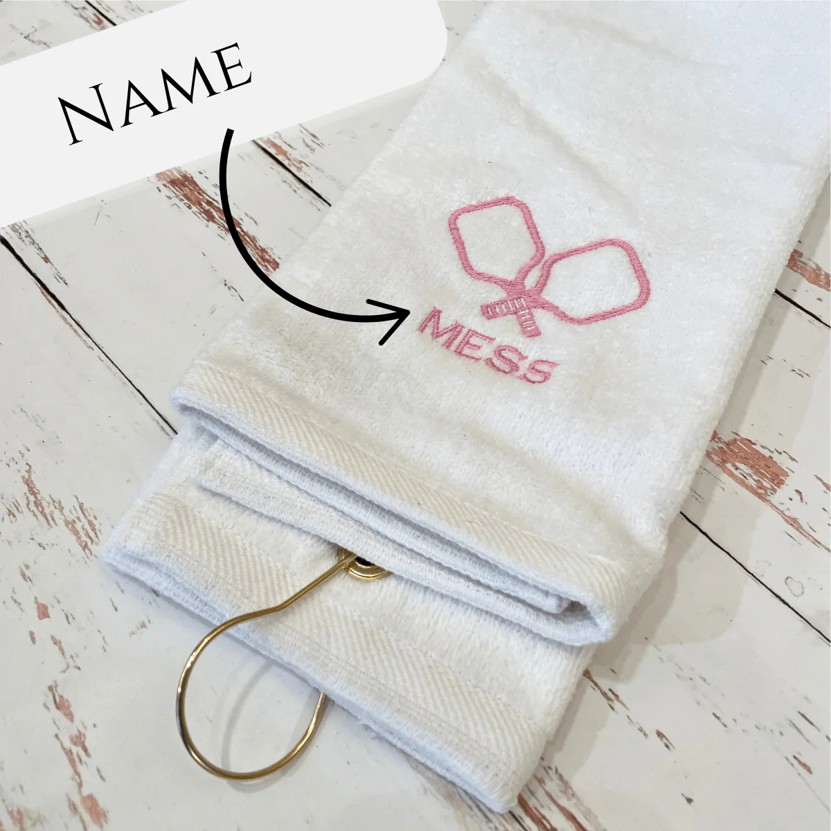 Pickleball Queen Towel - Image 3
