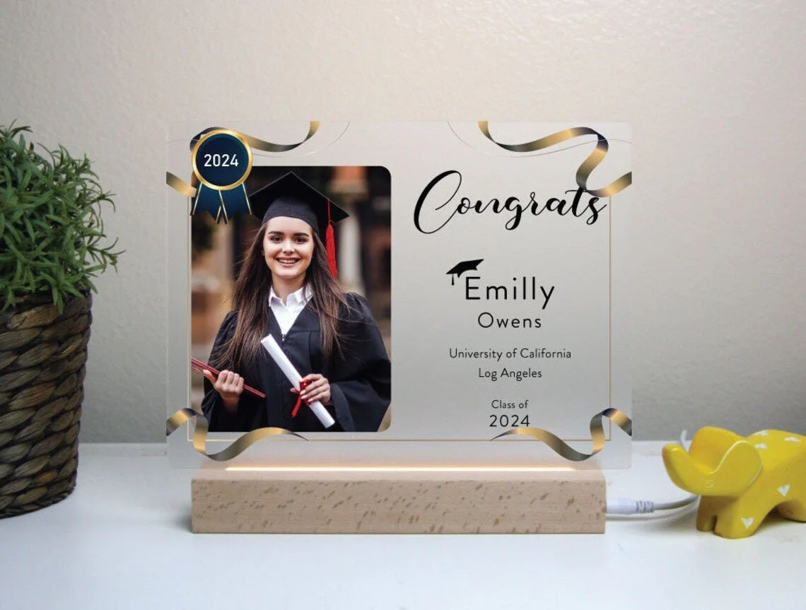 Radiant Grad Celebration Plaque - Image 7