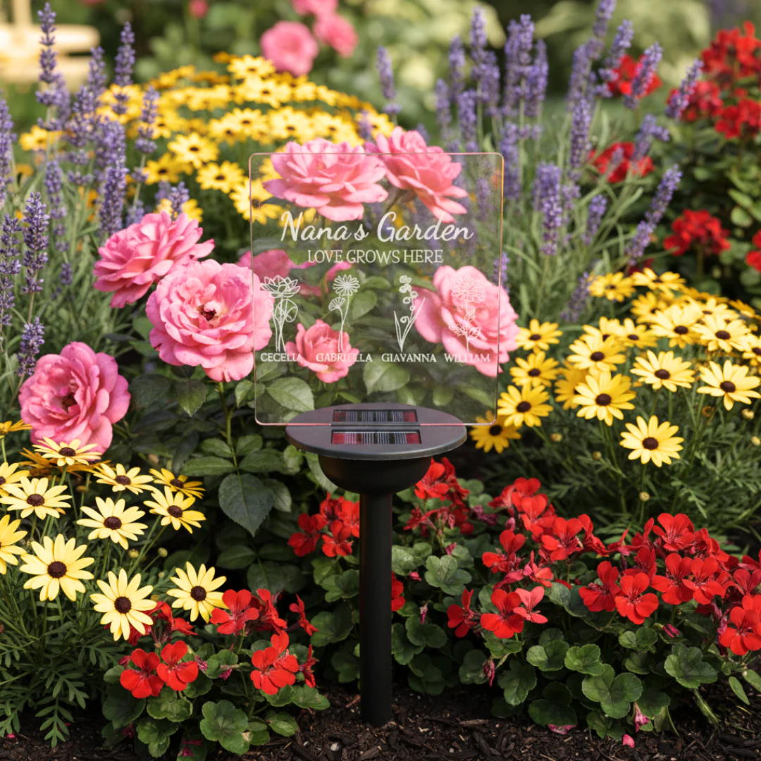 Love Grows Here Personalized Family Solar Garden Light - Image 6