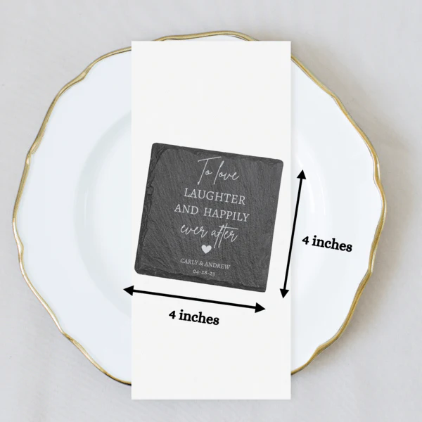 Romantic Custom Coaster Gift - Image 3