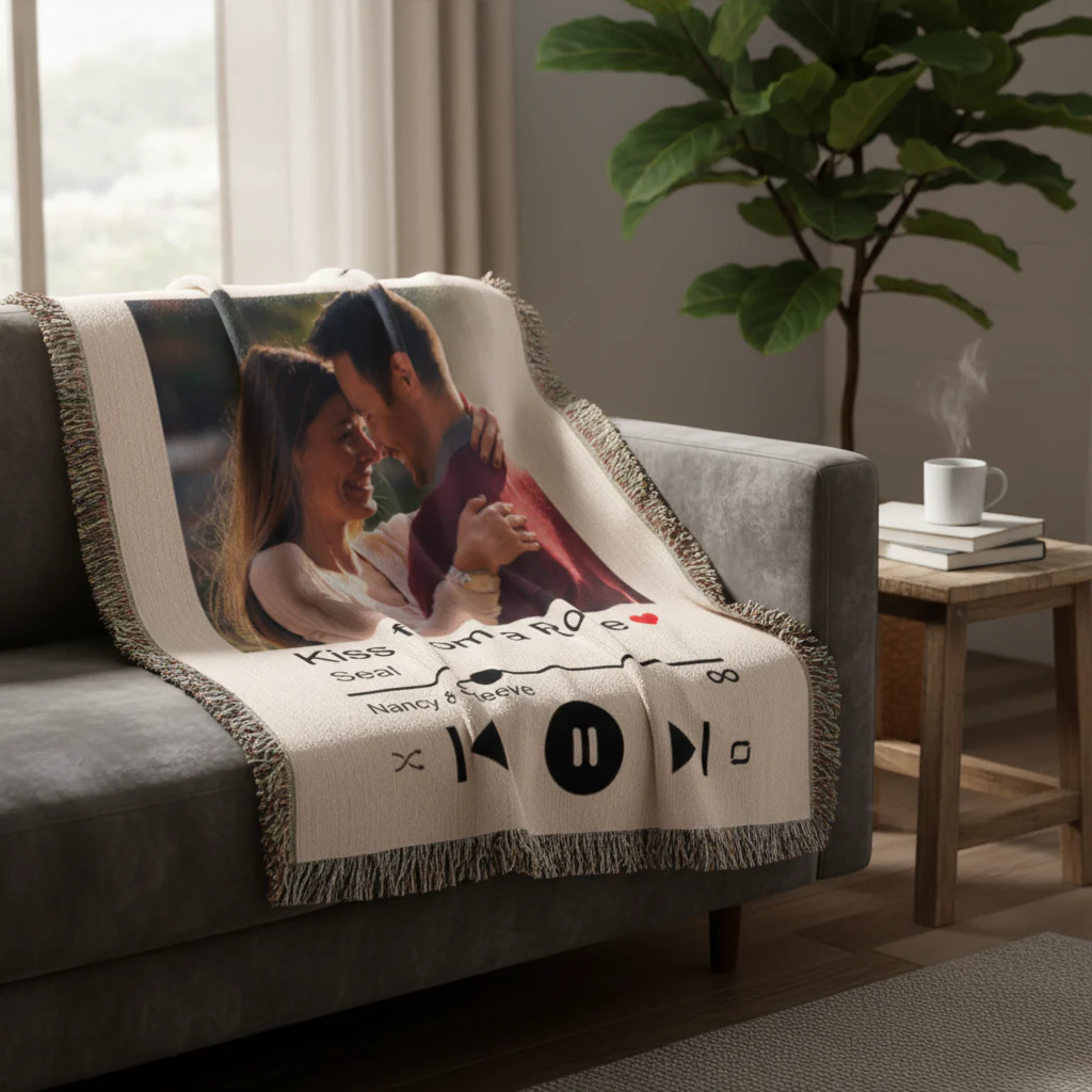 Our Song Woven Blanket - Image 3