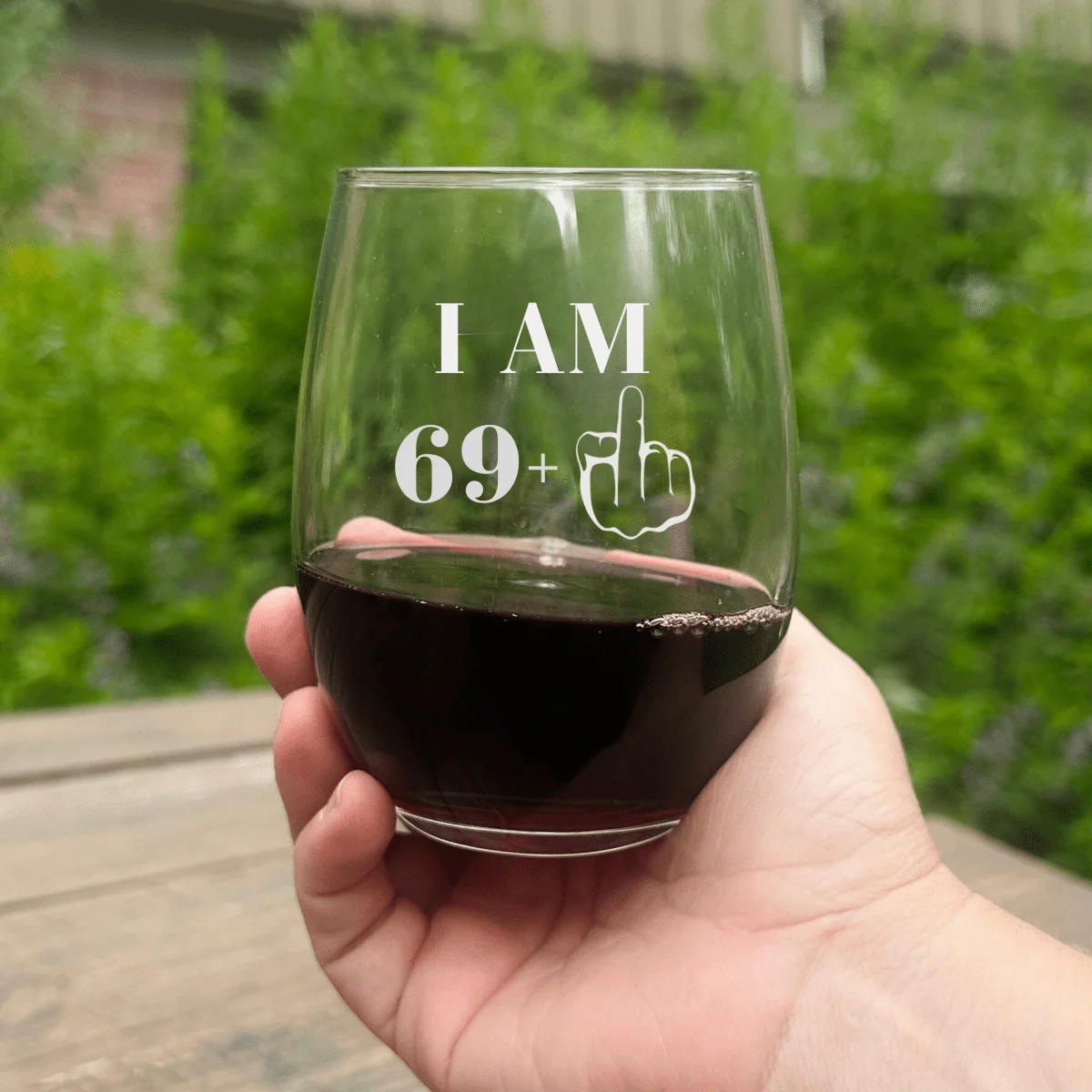 Sassy Seventy Wine Glass - Image 4