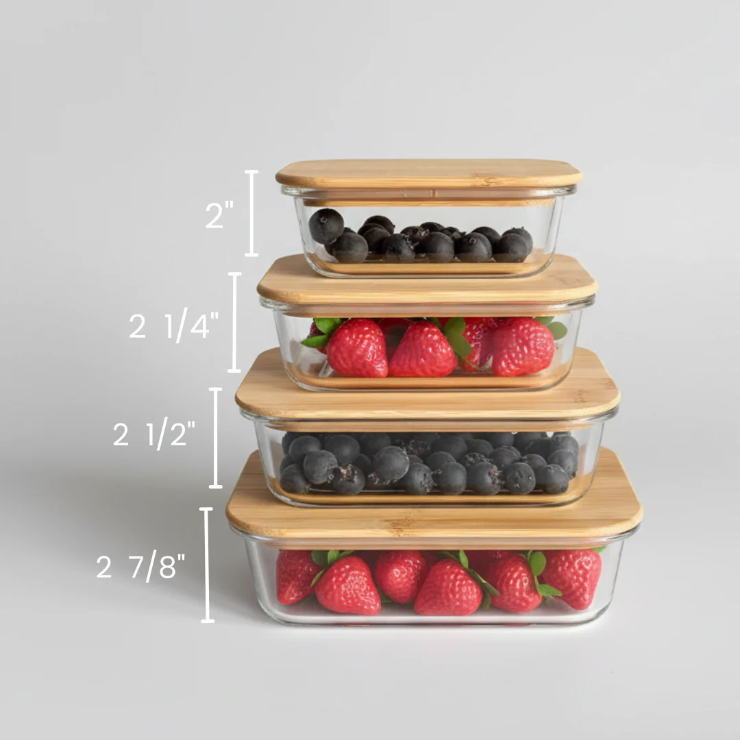 Kitchen Memories Glass Tupperware Set - Image 4