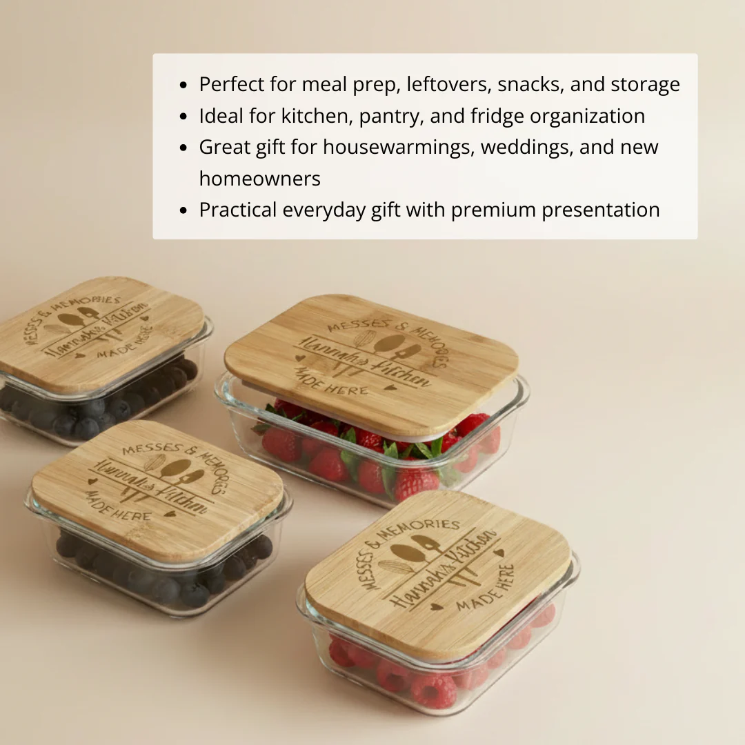 Kitchen Memories Glass Tupperware Set - Image 8