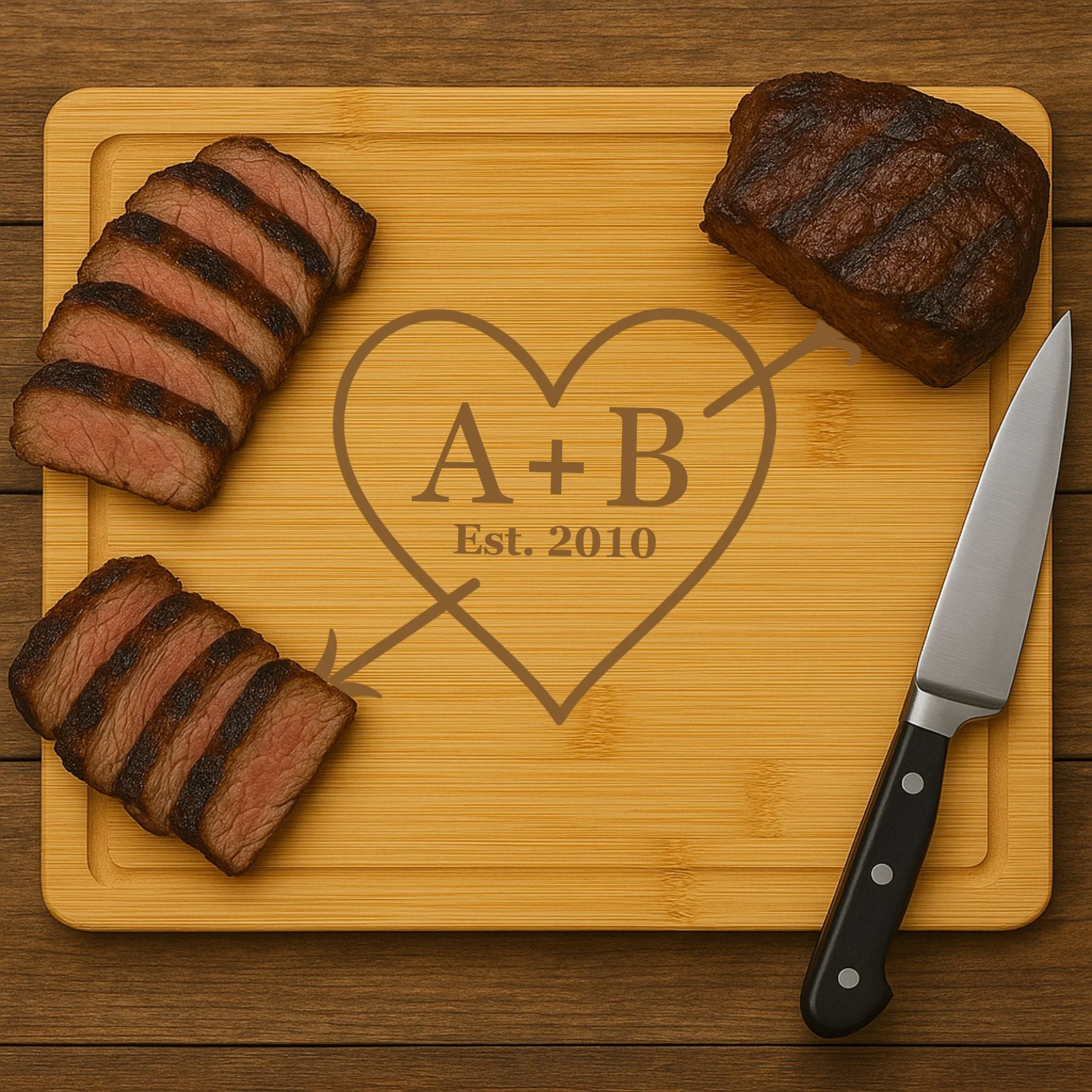 Seasoned With Love Anniversary Cutting Board - Image 4