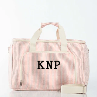Seersucker Cooler Tote - Image 3