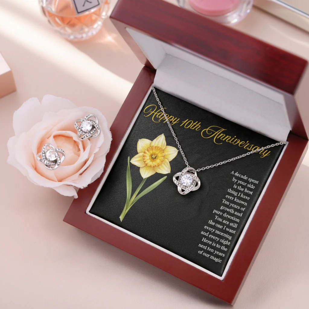 Anniversary Love Knot Gift Set - Image 4