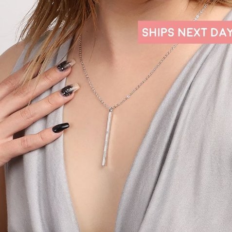 Long Bar Necklace