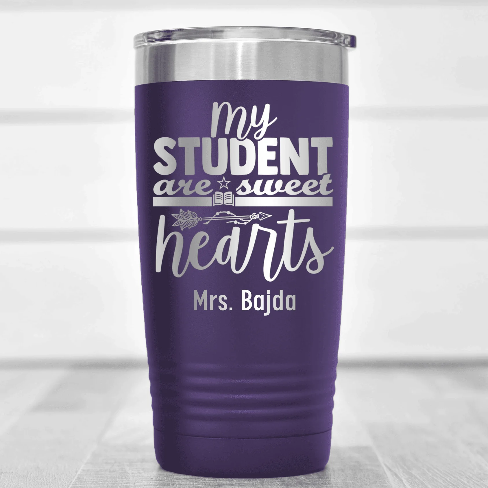 Students Are Sweet Hearts Tumbler - Image 12