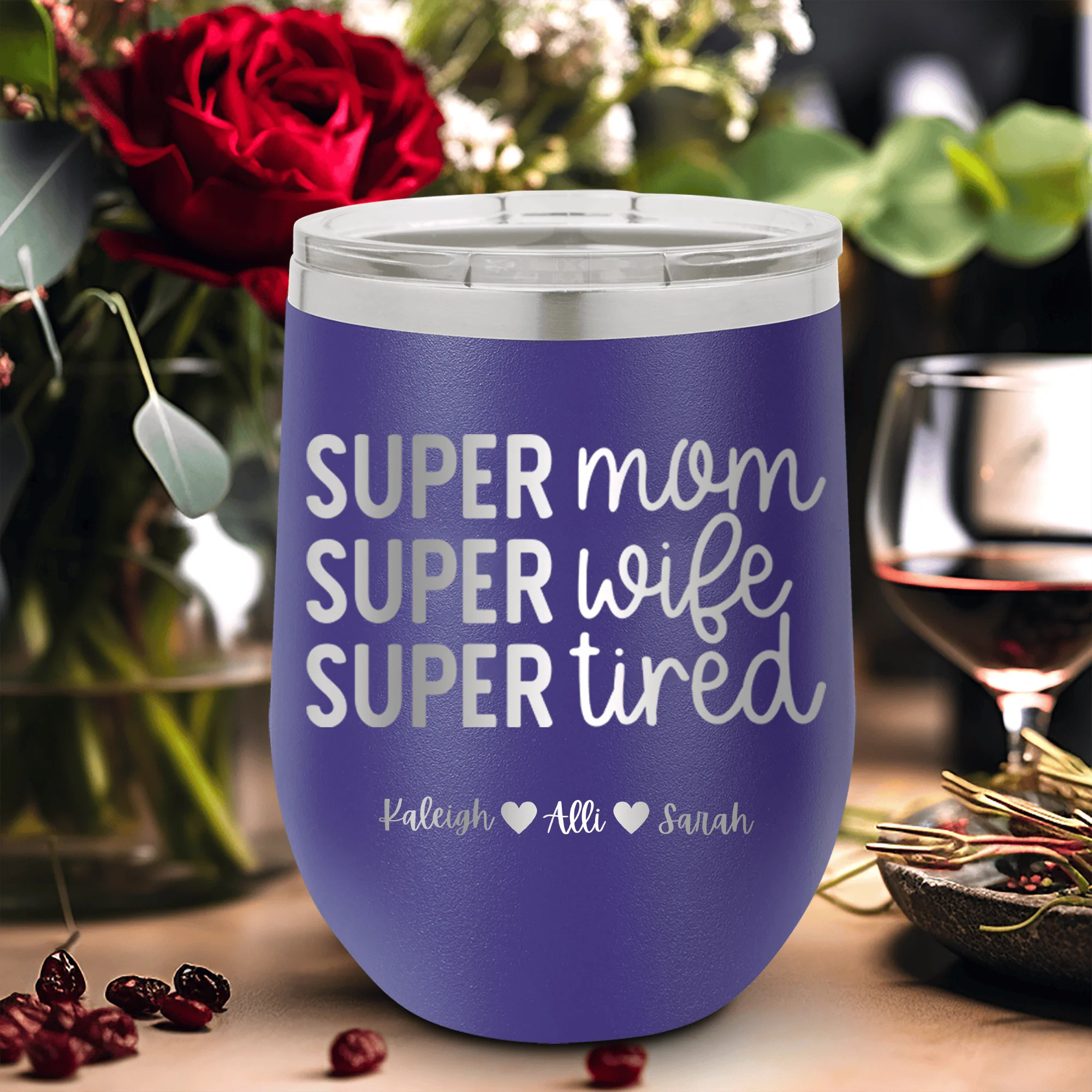 Super Wife Wine Tumbler - Image 12