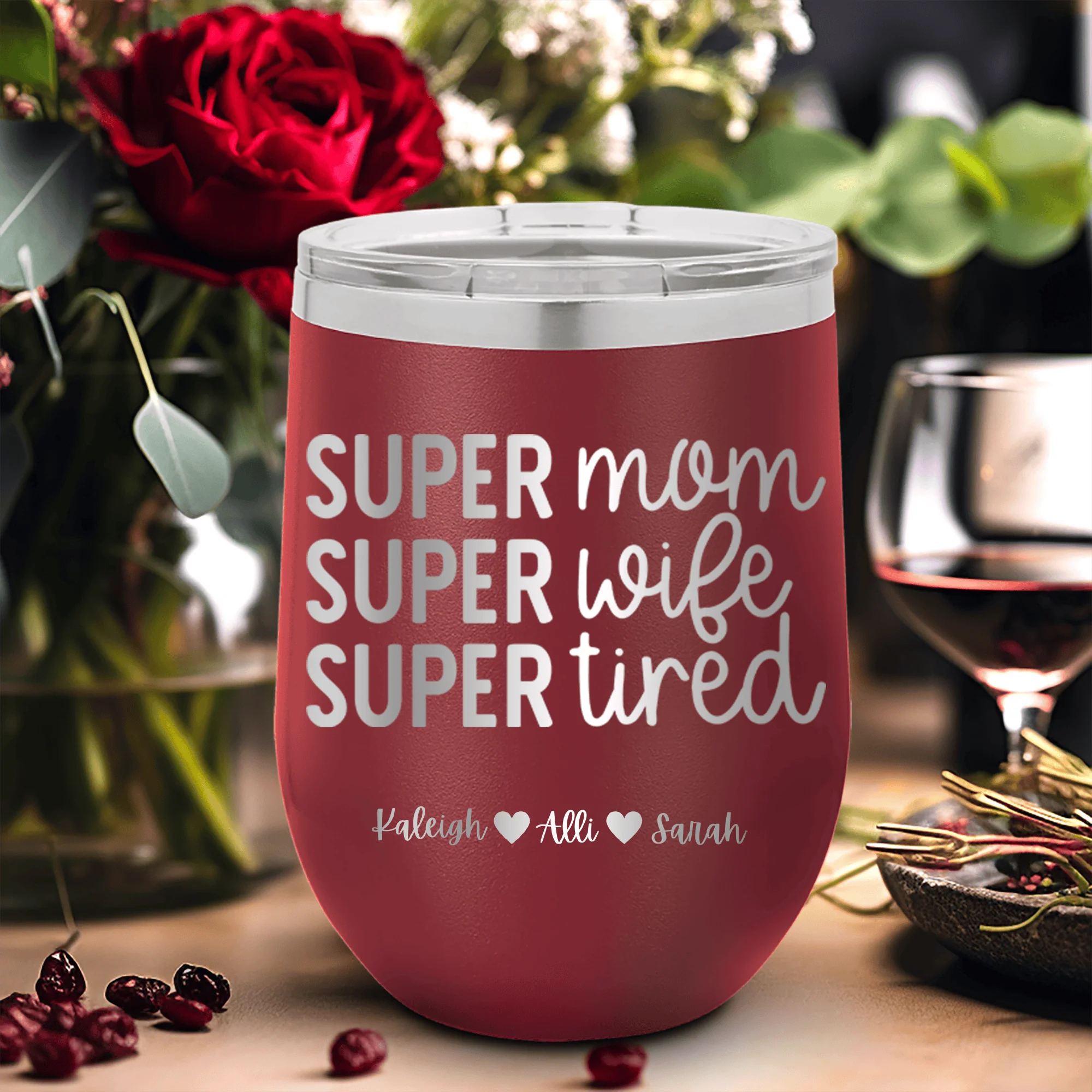 Super Wife Wine Tumbler - Image 15