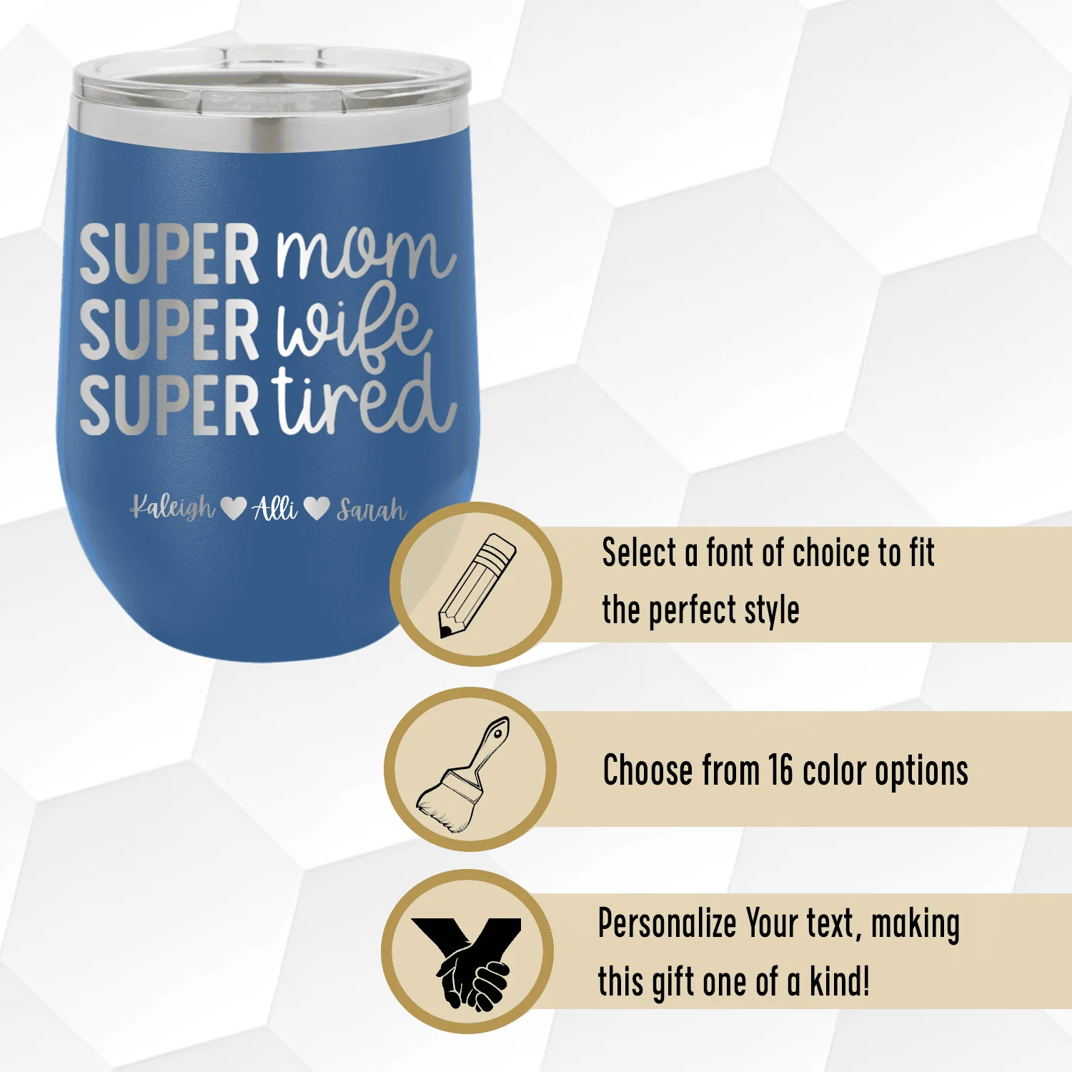 Super Wife Wine Tumbler - Image 3