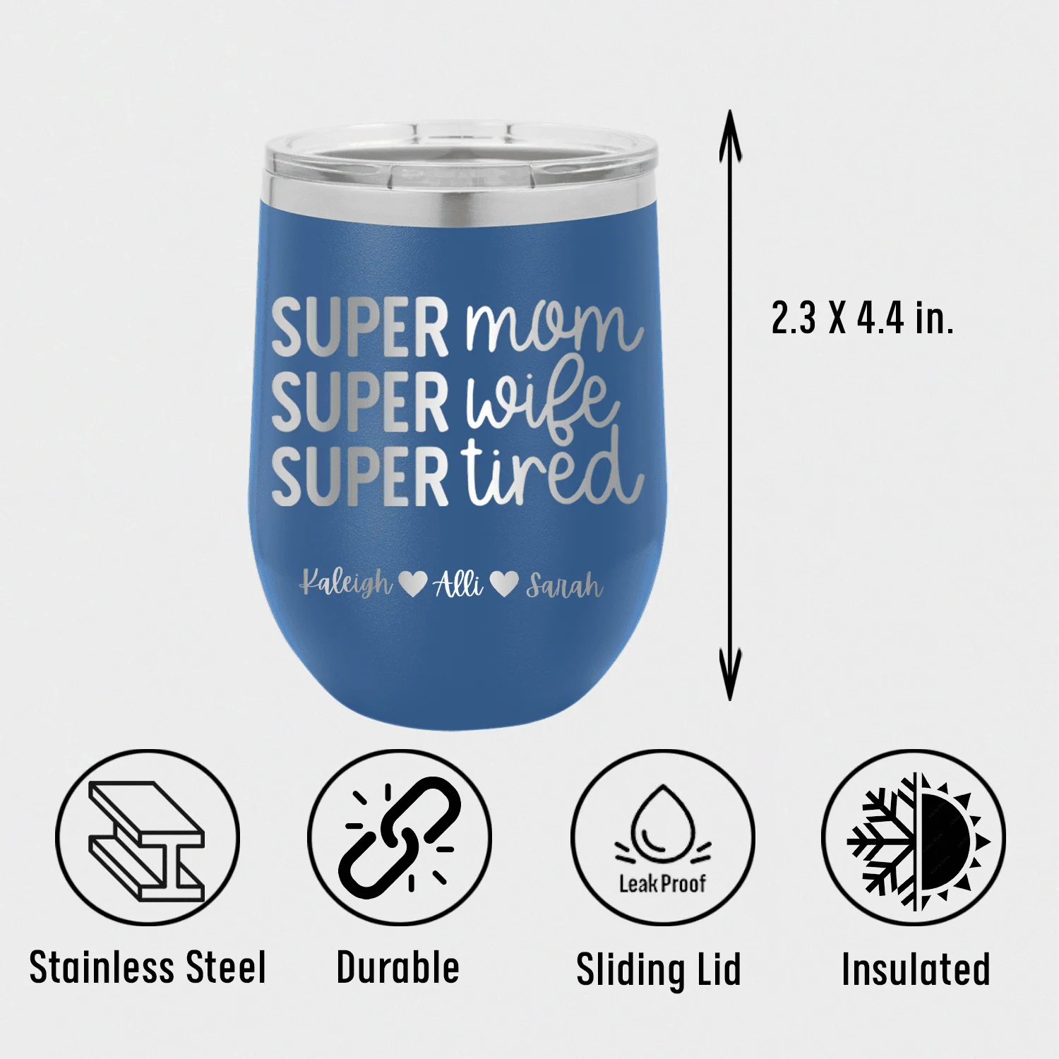 Super Wife Wine Tumbler - Image 5