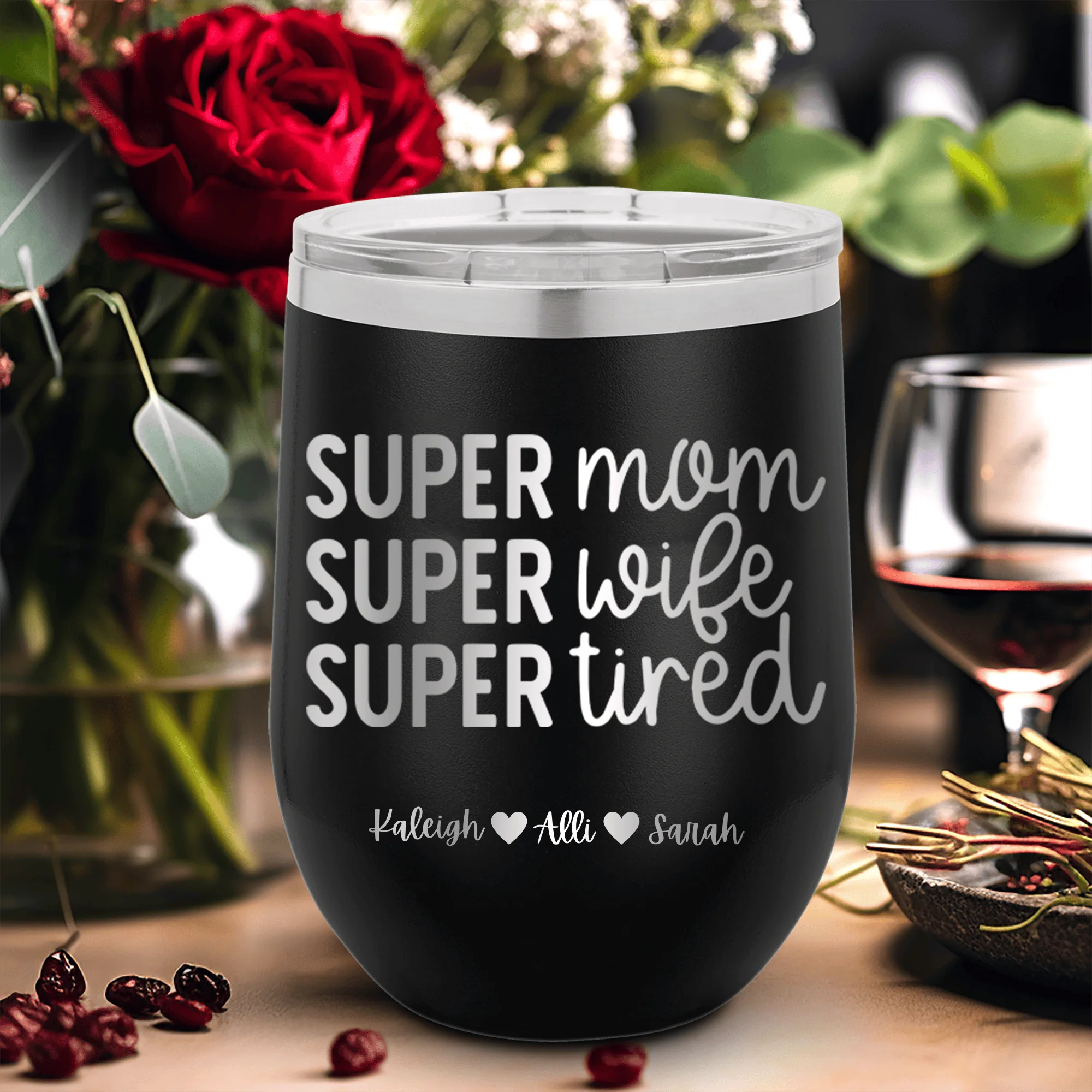 Super Wife Wine Tumbler - Image 7
