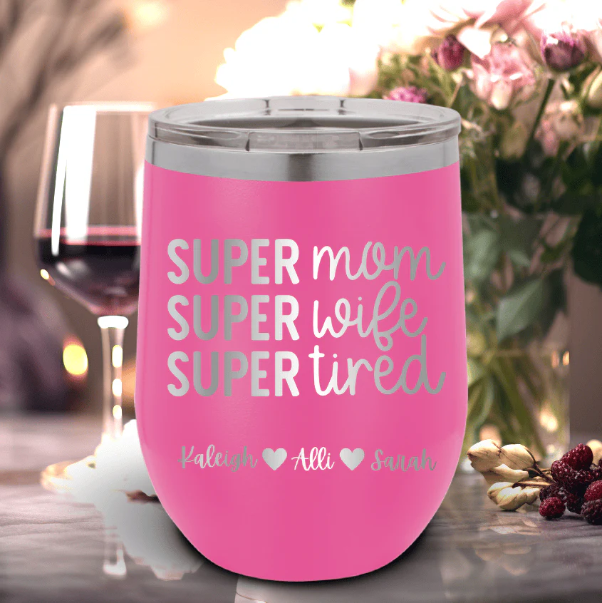 Super Wife Wine Tumbler - Image 8