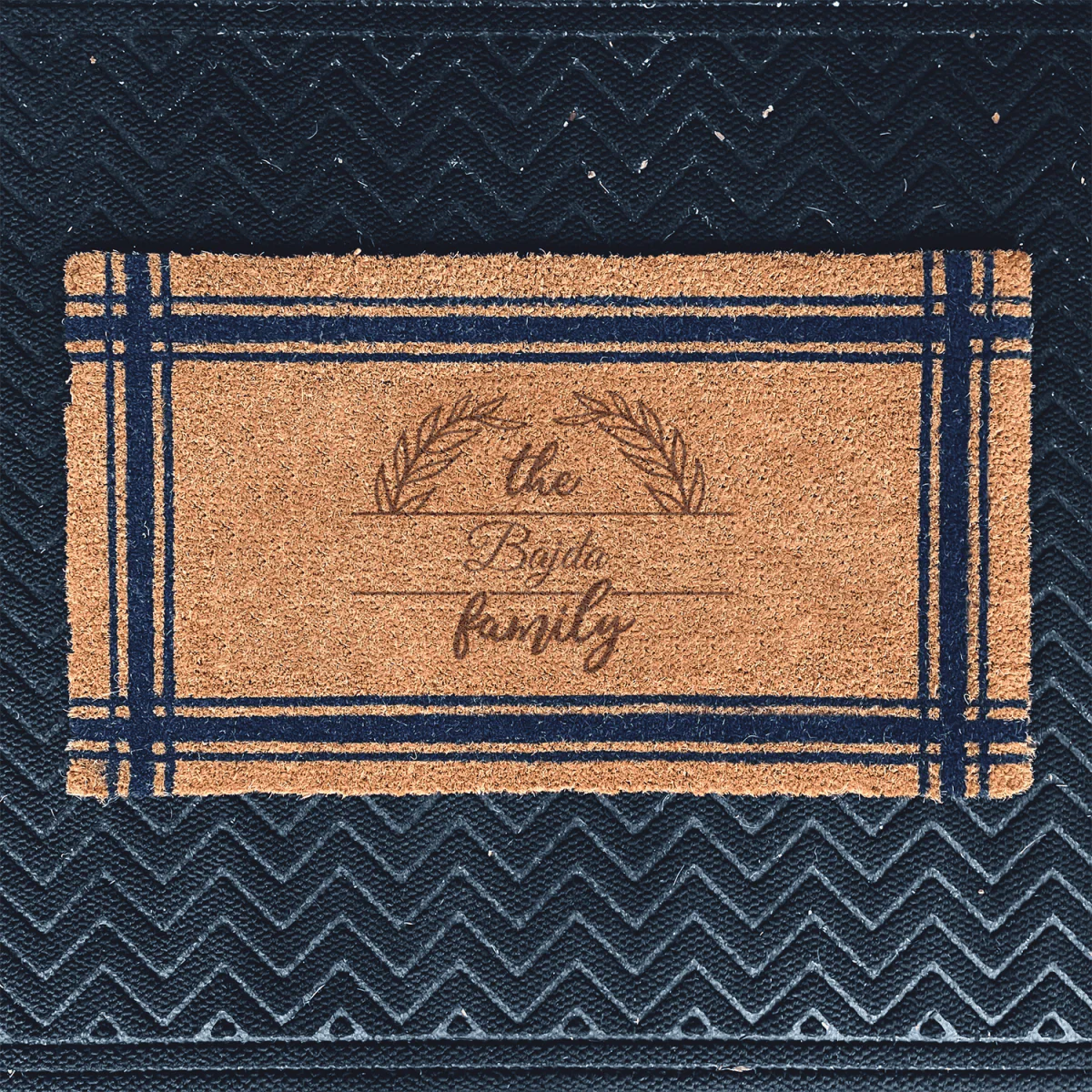 Surname Badge Engraved Door Mat - Image 10