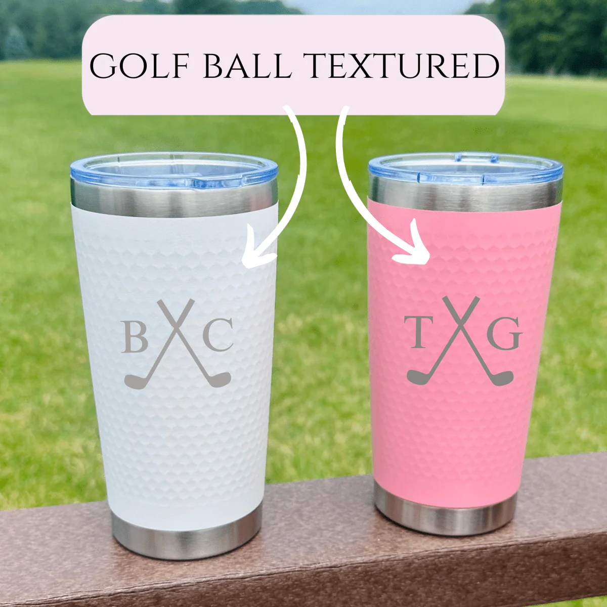 Textured Golf Tumbler - Image 9