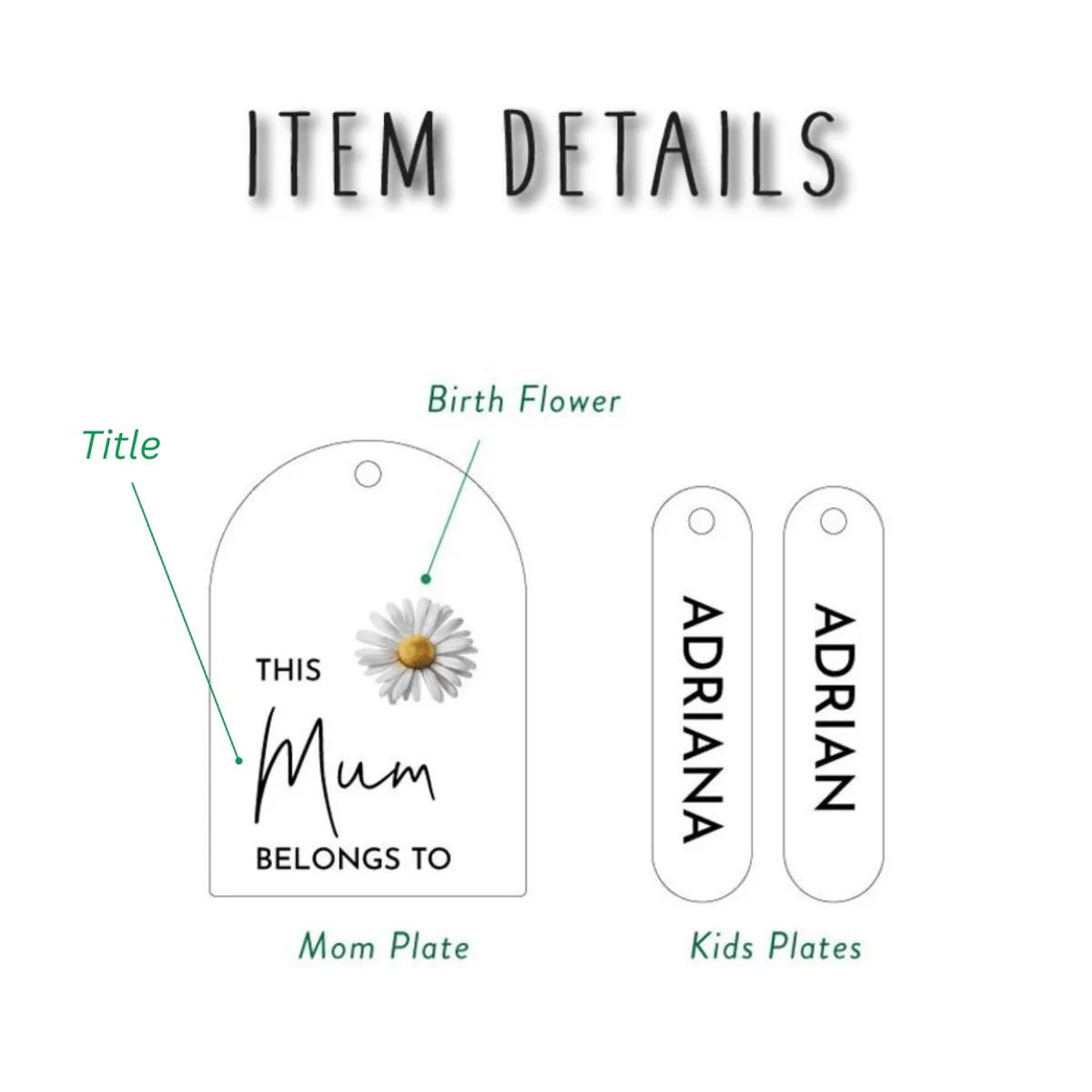 This Mom Belongs To Keychain - Image 3