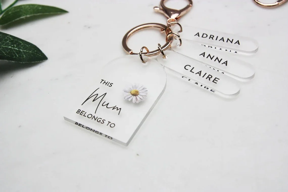 This Mom Belongs To Keychain - Image 5