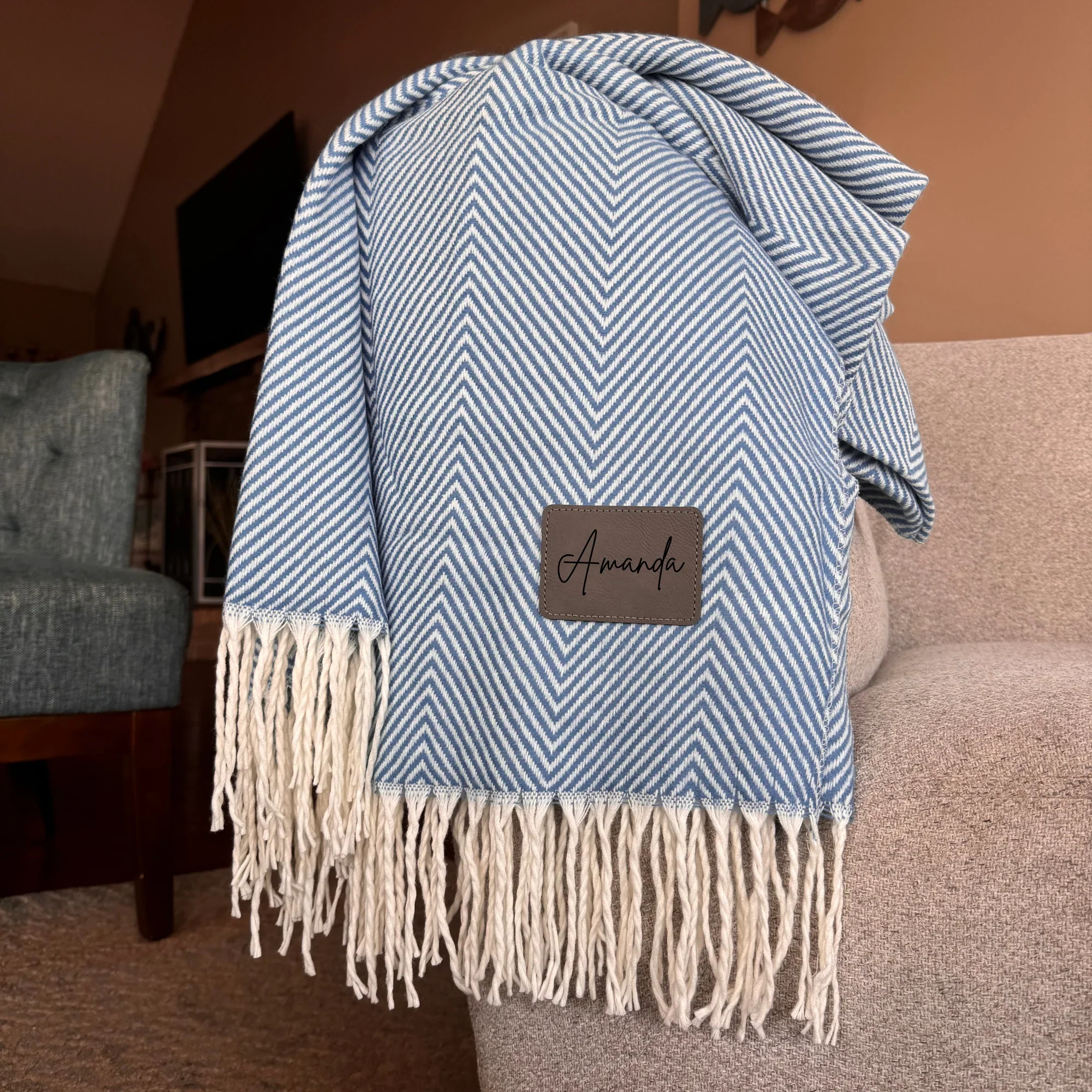 Timeless Anniversary Fringe Throw - Image 13