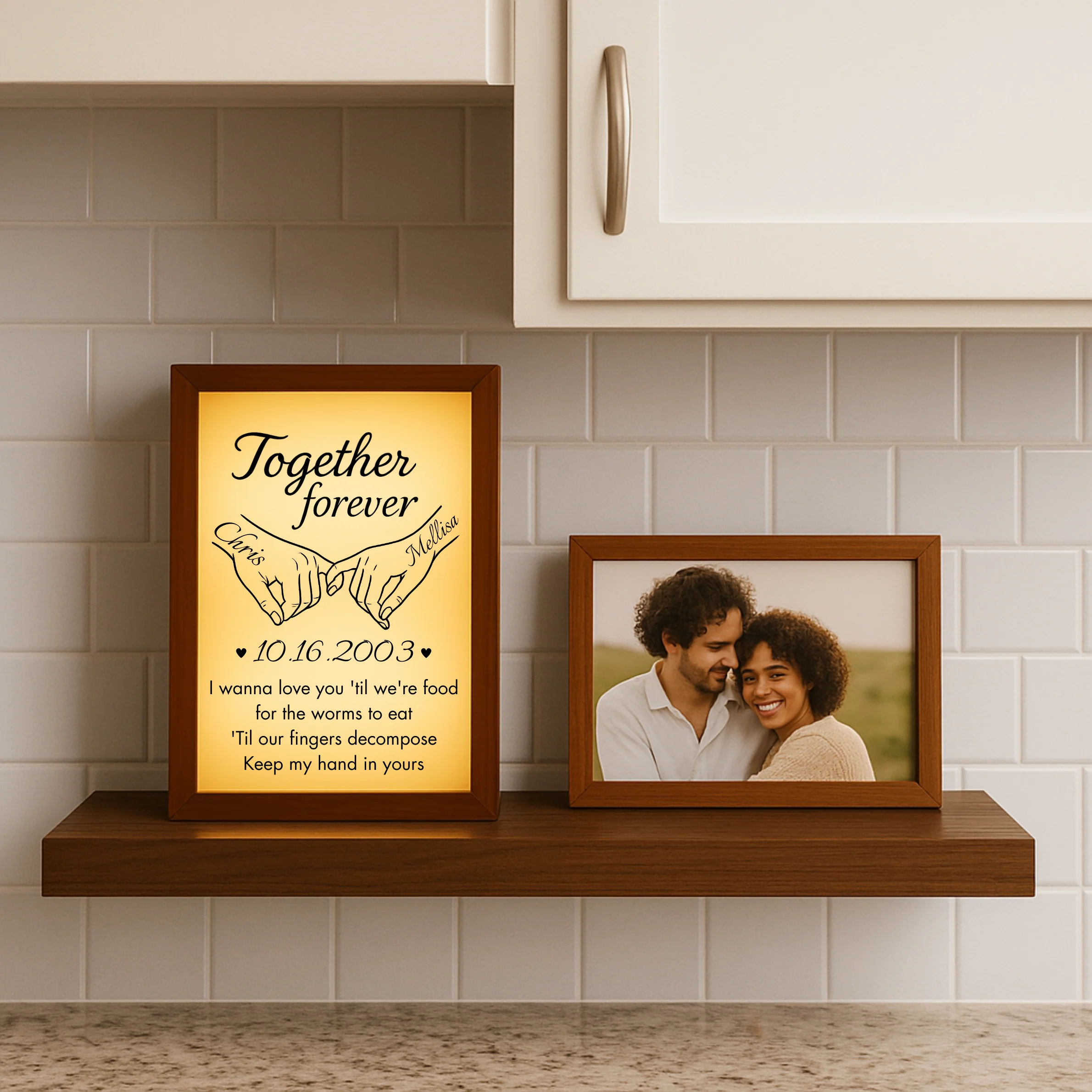 Together Forever Anniversary Light Frame - Image 7