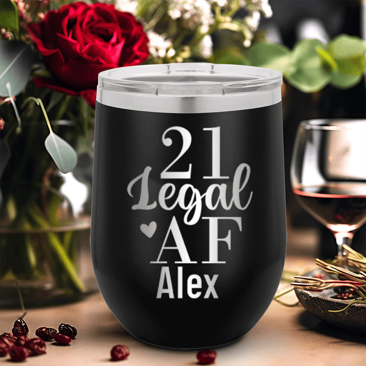 Twenty One AF Wine Tumbler - Image 8