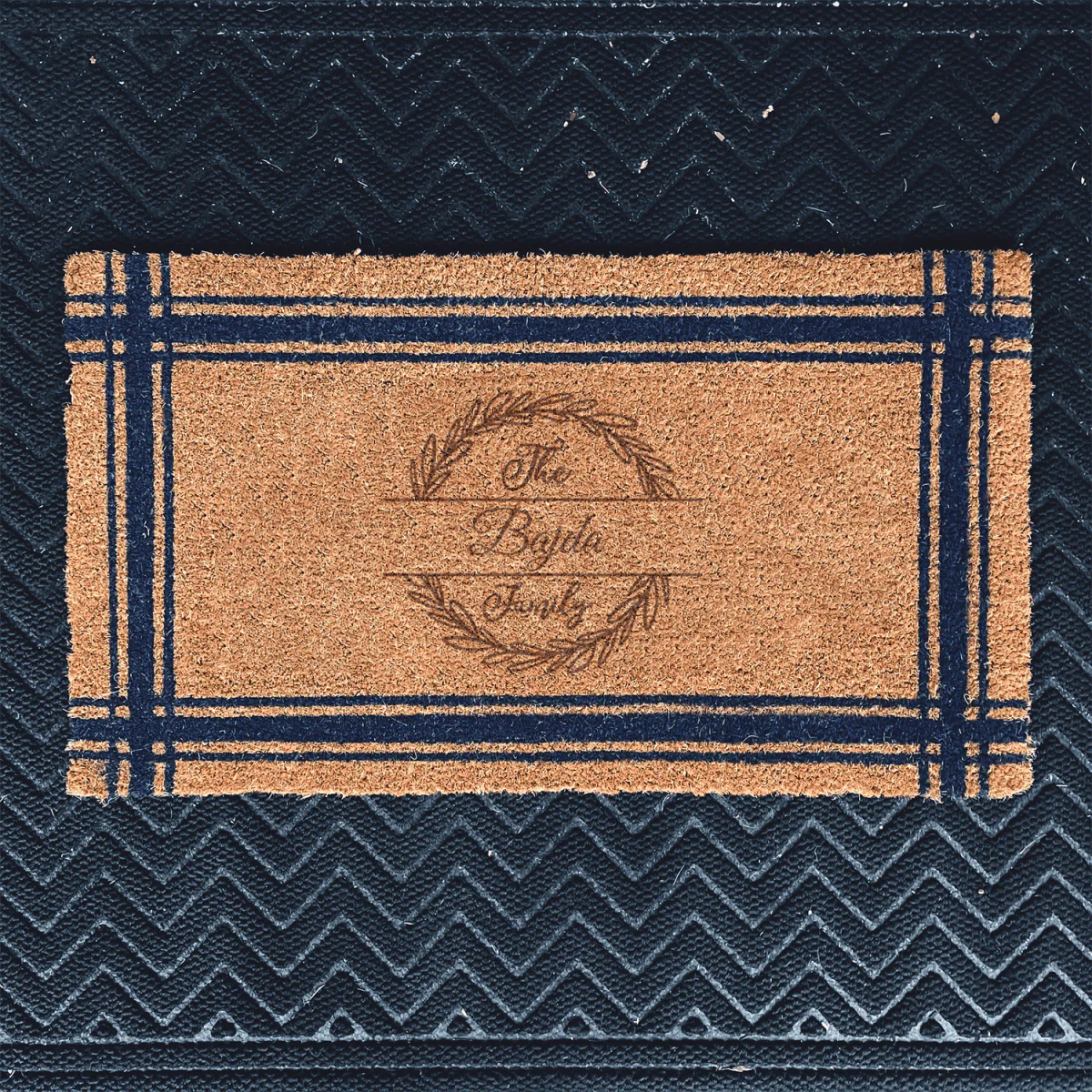 Vintage Crest Engraved Door Mat - Image 10