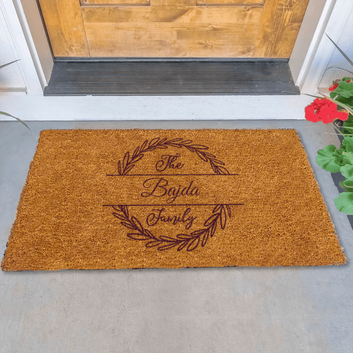 Vintage Crest Engraved Door Mat - Image 7