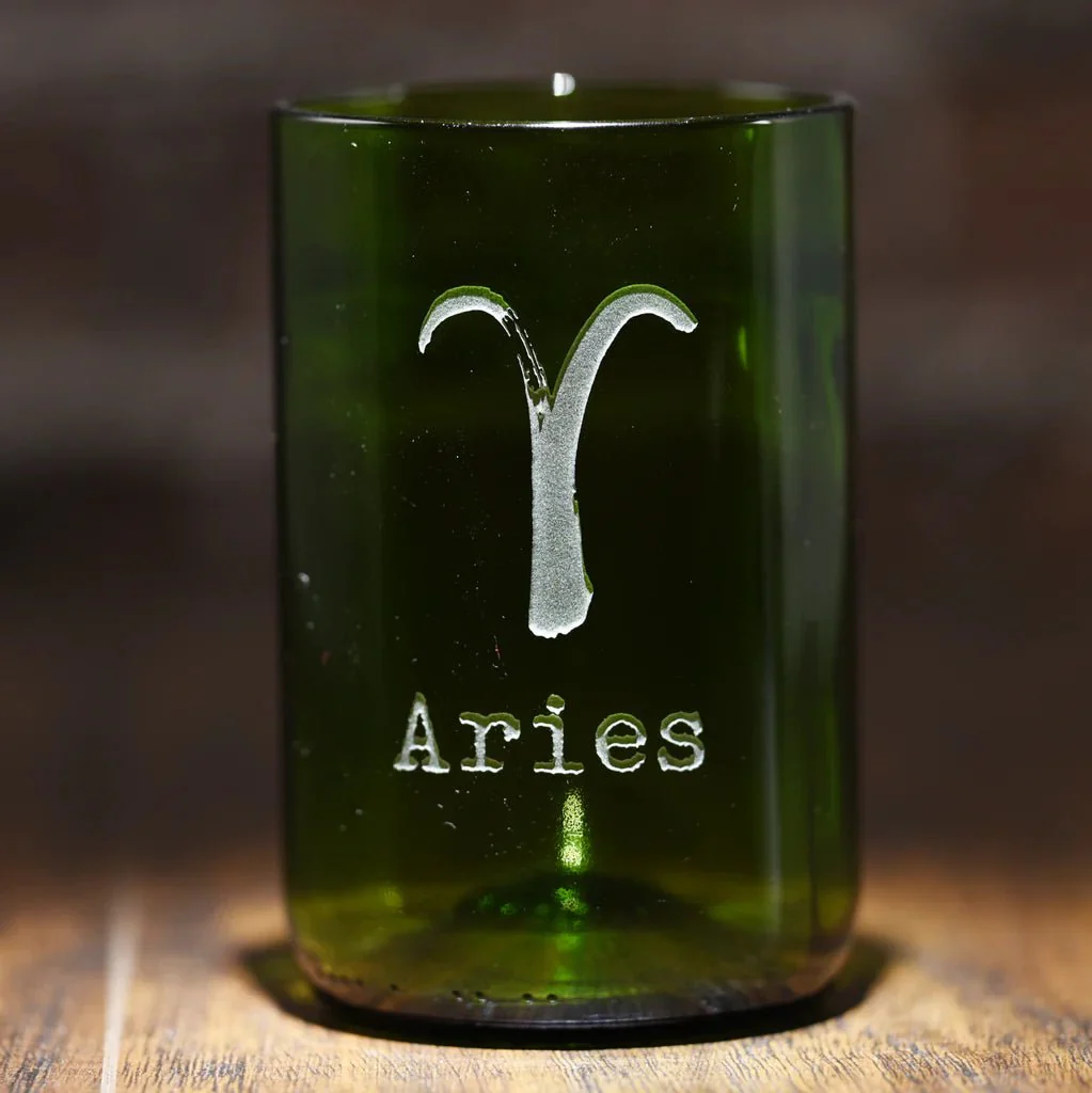 Zodiac Sign Engraved Wine Glass - Image 2